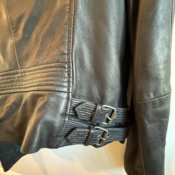Lucky Brand Classic Leather Moto Jacket - Size S - Picture 6 of 13